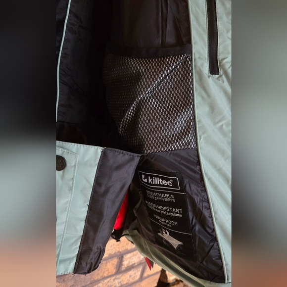 Cc - NWT Killtec houndstooth logo puffer ski jacket - Picture 11 of 14